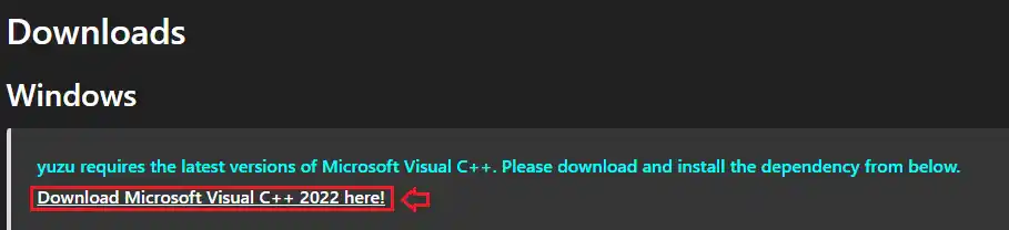 download Microsoft Visual C++.
